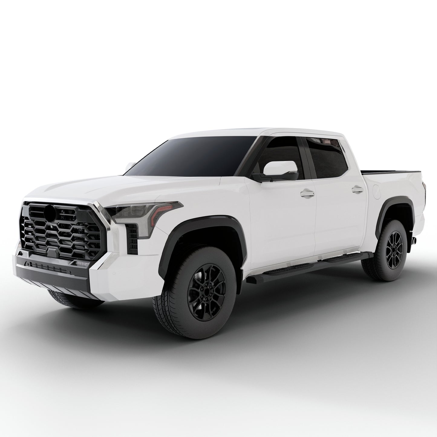 Vanguard Black Powdercoat Side Steps & Running Boards Running Boards Running Board for 2022-2025 toyota tundra nan