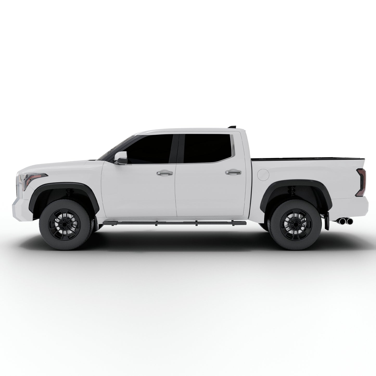 Vanguard Black Powdercoat Side Steps & Running Boards Running Boards Running Board for 2022-2025 toyota tundra nan