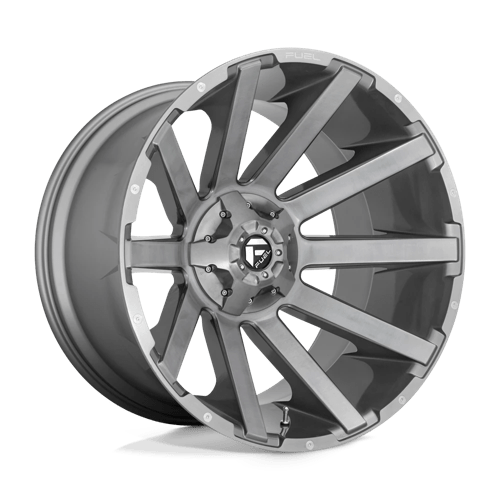 Fuel 1PC D714 22X10 5X5.0/5.5 BRSH-GNMTL-TTC -18MM Wheels