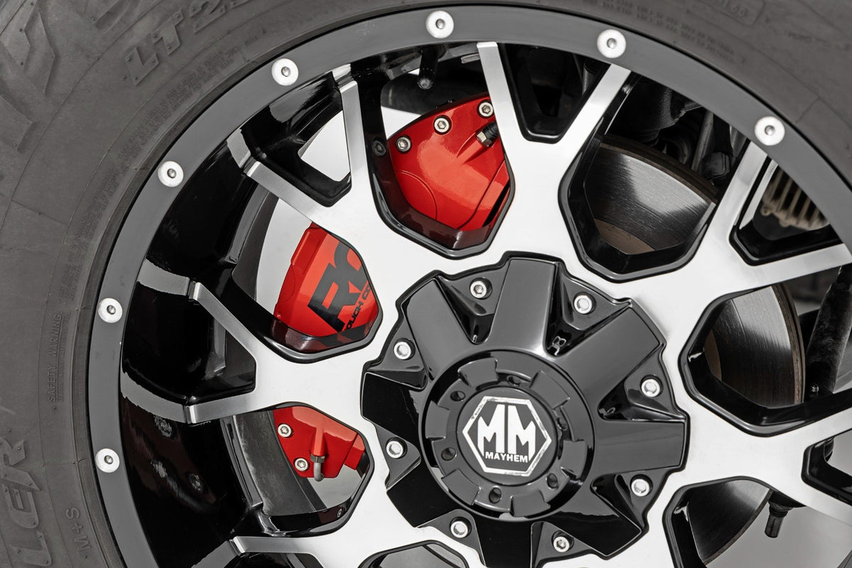 Caliper Covers | Front and Rear | Red | Ford F-250 Super Duty 2WD/4WD (13-22)