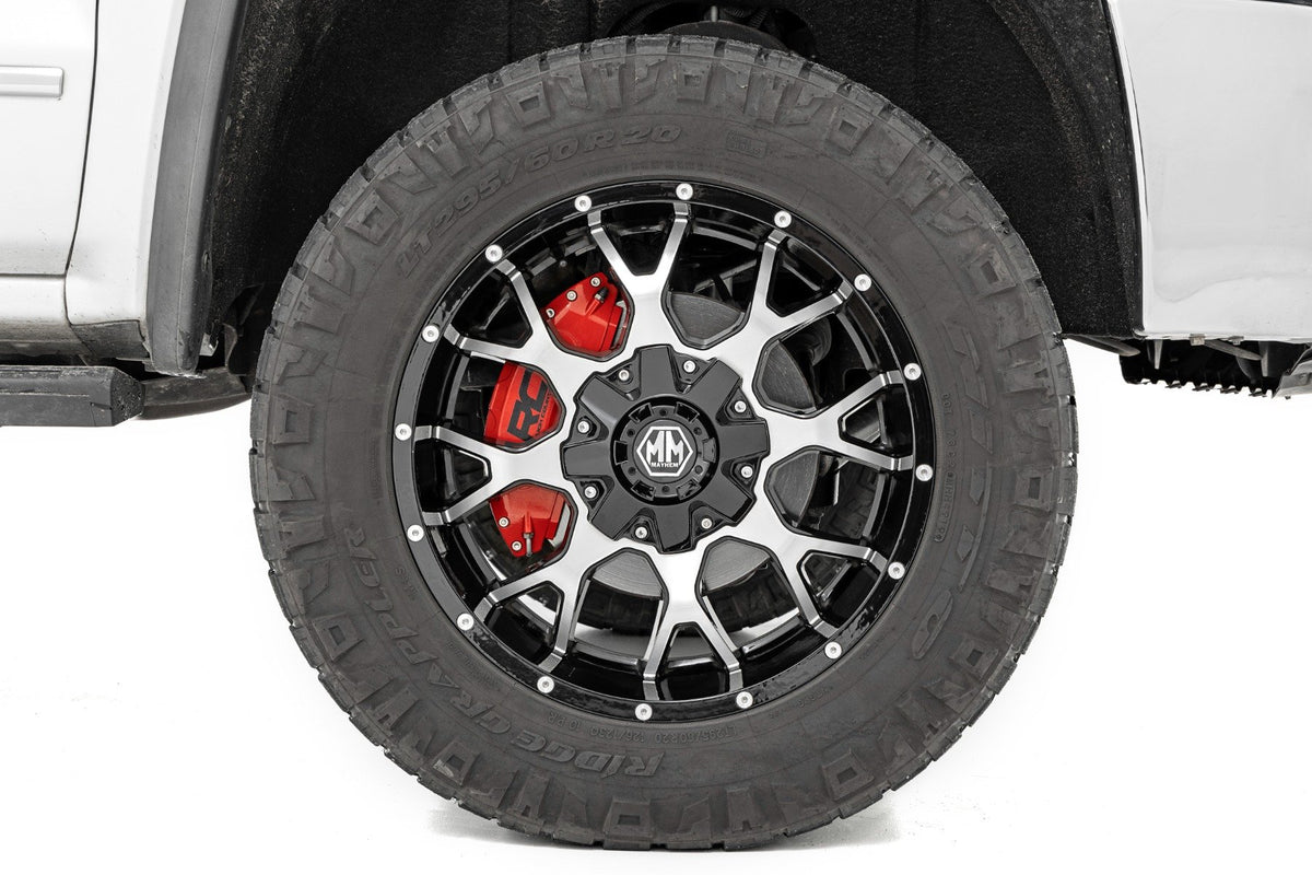 Caliper Covers | Front and Rear | Red | Ford F-250 Super Duty 2WD/4WD (13-22)