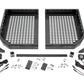 Cargo Rack | Dual 2" Black LED Pairs | Flush Mount | Polaris Ranger XP 1000