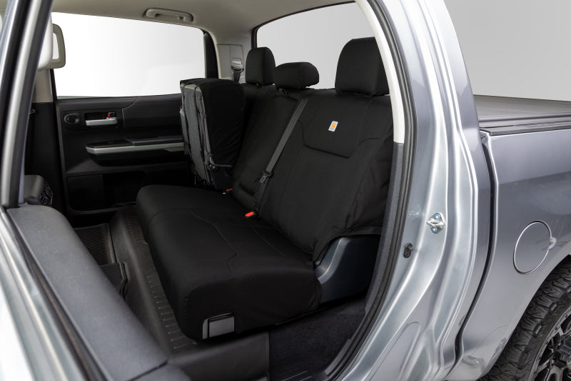 Covercraft 2024+ Toyota Tacoma Carhartt Super Dux Precision Fit Custom Front Row Seat Covers - Black