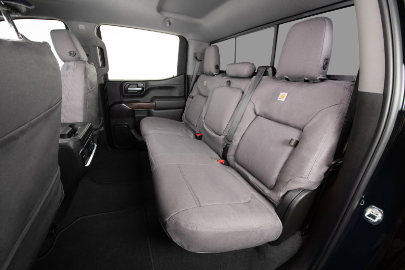 Covercraft 23-24 Ford Super Carhartt PrecisionFit Custom Second Row Seat Covers - Gravel