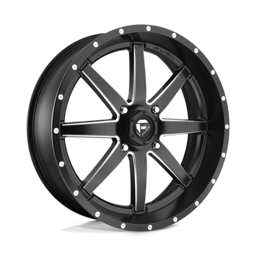 Fuel UTV D538 16X7 4X156 MT-BLK-MIL 13MM Wheels