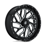 Fuel UTV D581 22X7 4X156 GL-BLK-MIL 13MM Wheels