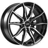 DAI Wheels FRANTIC Gloss Black - Machined FaceDW11515008 | Size: 15x6.5 | Bolt Pattern: 5x114.3 | Offset: 38 | Center Bore: 67.1