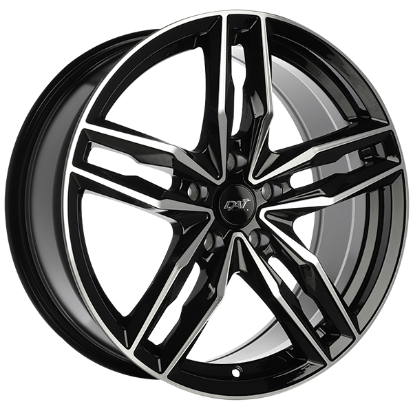 DAI Wheels Moda Gloss Black - Machined FaceDW1251501 | Size: 15x6.5 | Bolt Pattern: 4x100 | Offset: 40 | Center Bore: 73.1