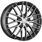 DAI Wheels RENNSPORT Gloss Black - Machined FaceDW8317001A | Size: 17x7.0 | Bolt Pattern: 5x114.3 | Offset: 45 | Center Bore: 73.1