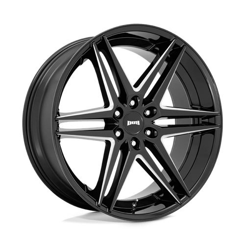 DUB 1PC DIRTY DOG 24X10 6X5.5 106.1 NBL +25 Wheels