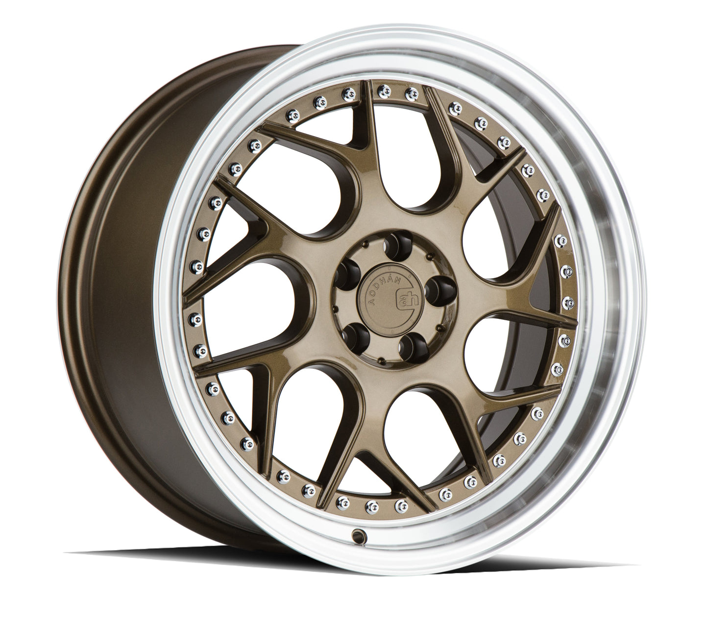 Aodhan 18x9.5 DS01 Series | Bronze w/Machined Lip | 5x114.3 | +30 | 73.1