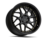 Aodhan 18x9.5 DS01 Series | Black Vacuum | 5x100 | +35 | 73.1