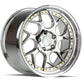 Aodhan 18x9.5 DS01 Series | Silver w/Machined Lip | 5x114.3 | +15 | 73.1