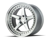 Aodhan 18x9.5 DS05 Series | Silver w/Machined Face | 5x114.3 | +15 | 73.1