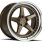 Aodhan 18x9.5 DS05 Series | Bronze w/Machined Lip | 5x114.3 | +15 | 73.1