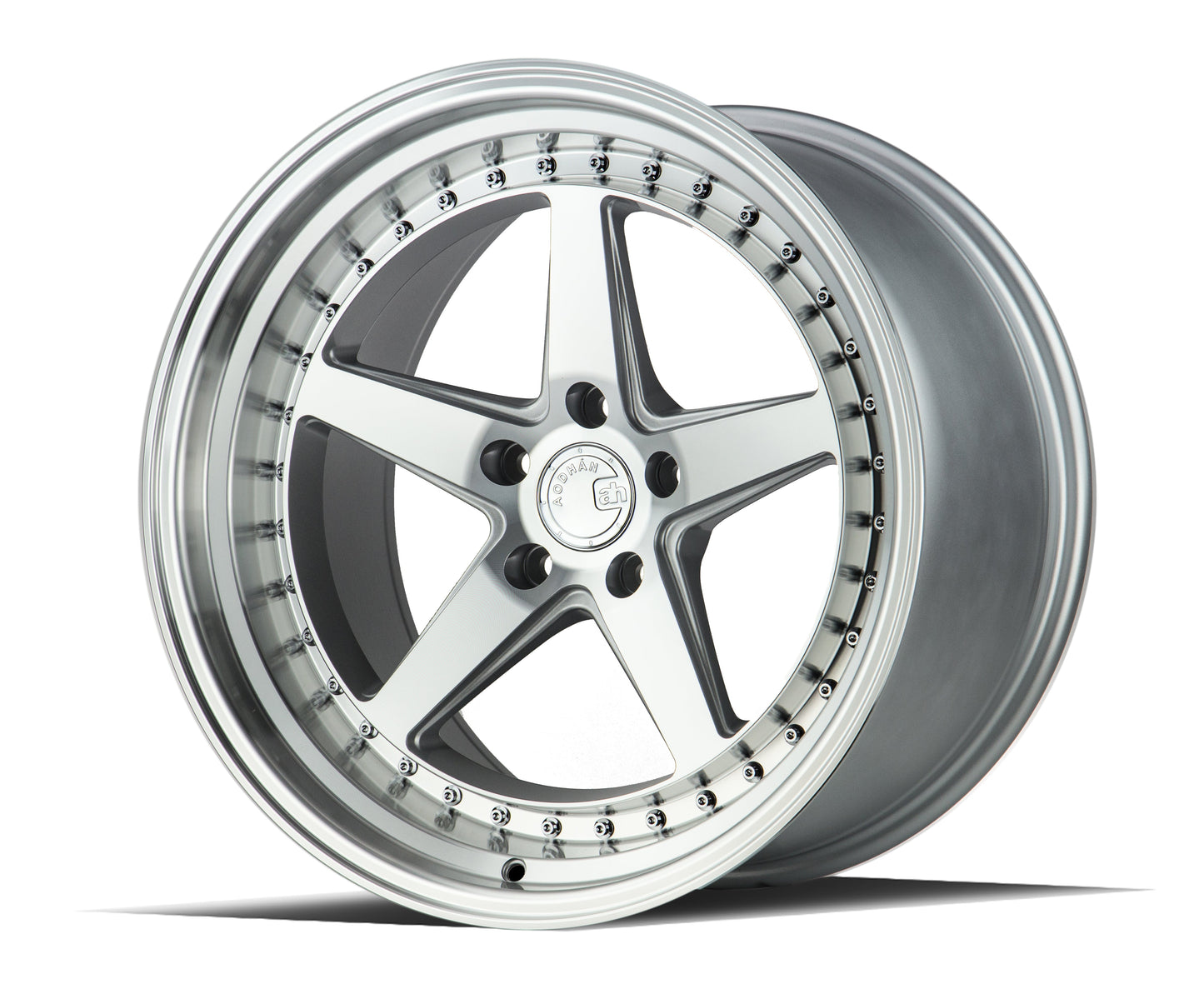 Aodhan 18x10.5 DS05 Series | Silver w/Machined Face | 5x114.3 | +15 | 73.1