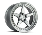 Aodhan 19x11 DS05 Series | Silver w/Machined Face | 5x114.3 | +22 | 73.1