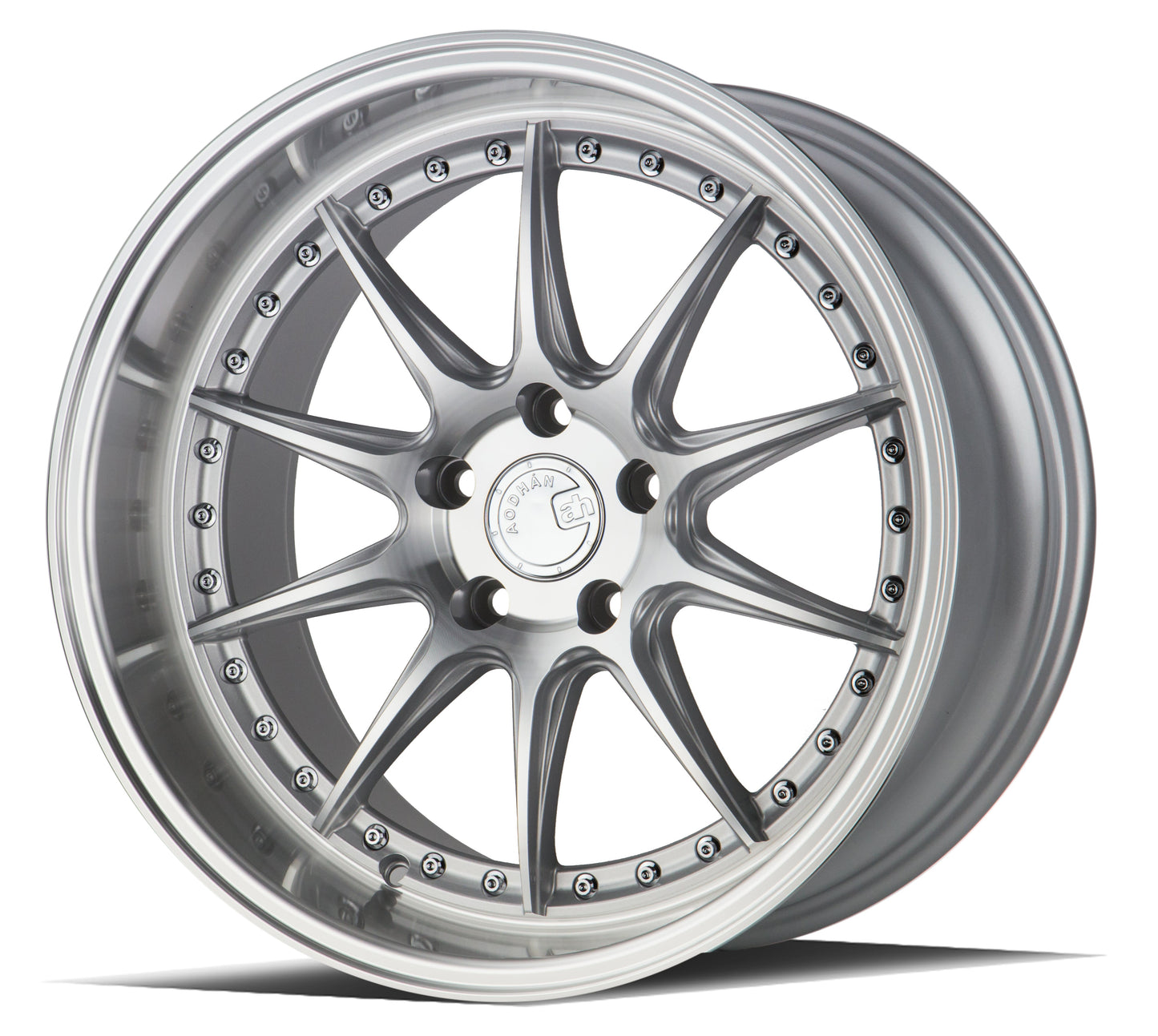 Aodhan 19x11 DS07 Series | Silver w/Machined Face | 5x114.3 | +22 | 73.1
