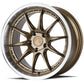 Aodhan 18x9.5 DS07 Series | Bronze w/Machined Lip | 5x114.3 | +30 | 73.1