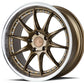 Aodhan 18x9.5 DS07 Series | Bronze w/Machined Lip | 5x114.3 | +15 | 73.1