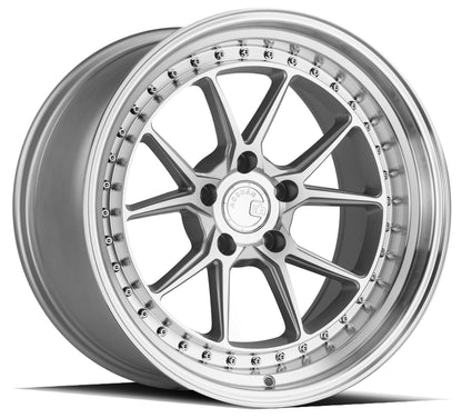 Aodhan 19x8.5 DS08 Series | Silver w/Machined Face | 5X120 | +35 | 72.6