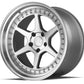 Aodhan 18x9.5 DS09 Series | Silver w/Machined Face | 5x100 | +35 | 73.1