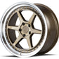 Aodhan 18x9.5 DS09 Series | Gloss Black W /Gold Rivets | 5x114.3 | +15 | 73.1