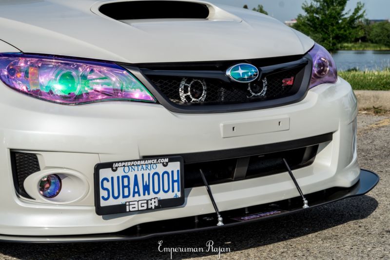 2011-2014 Subaru WRX/STI Hatchback 2PC Front Splitter