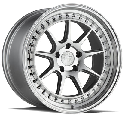 Aodhan 18x8.5 DS-X Series | Silver w/Machined Face | 5x100 | +35 | 73.1