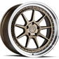 Aodhan 18x10.5 DS-X Series | Bronze w/Machined Lip | 5x114.3 | +22 | 73.1