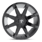 DUB 1PC PUSH 20X8.5 BLANK 72 BL +10 (108-127) Wheels