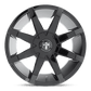 DUB 1PC PUSH 22X9.5 6X5.5 106.4 BL +20 Wheels