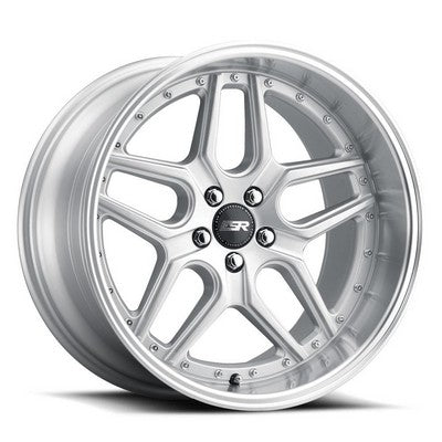 ESR Wheels CS15 HYPER SILVER/MACHINE LIP 18x8.5 5X100 ET30 cb72.6