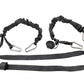Elastic Straps | Carabiner Ends | 1" X 6' | Pair