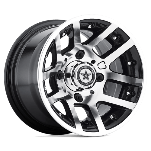Fairway Alloys ILLUSION UTV 10X7 MACH G-BLACK -25MM Wheels