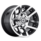 Fairway Alloys ILLUSION UTV 10X7 MACH G-BLACK -25MM Wheels