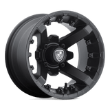 Fairway Alloys BATTLE UTV 12X7 FLAT BLACK -47MM Wheels
