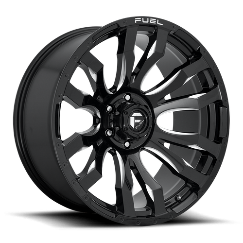 Fuel 1PC BLITZ 20X10 5X5.0 71.5 NBL -18 Wheels