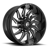 Fuel 1PC D744 SABER 22X12 8X6.5 125.2 NBL -44MM Wheels