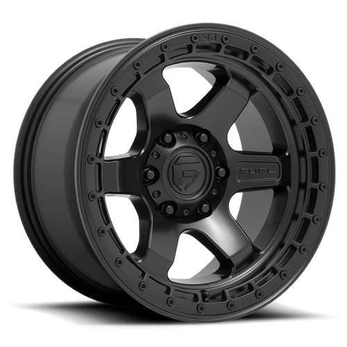 Fuel 1PC D750 BLOCK 17X9 6X5.5 106.1 BD 01MM Wheels