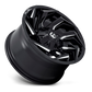Fuel 1PC REACTION 17X9 5X5.5/150 110.2 NBL -12MM Wheels