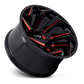 Fuel 1PC REACTION 22X12 8X180 124.3 NLQ -44MM Wheels