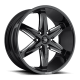 Foose 1PC F162 22X9.5 6X5.5 GL-BLK-MIL 30MM Wheels