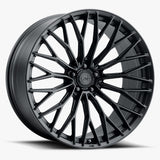 22X10 5X112 +25 SATIN BLACK FR100 21051225 FR100SBLK-P2