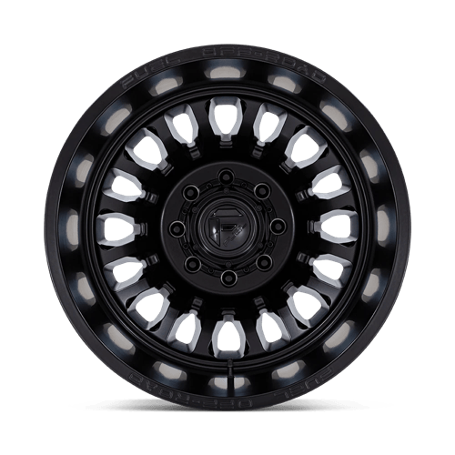 Fuel 1PC ARC DRW 20X8.25 8X210 -246 BLK-OUT (DR) Wheels