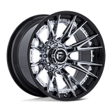 Fuel 1PC CATALYST 22X12 8X6.5 125 -44 CHR G-BLK Wheels