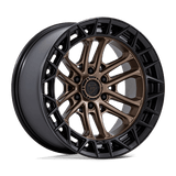 Fuel 1PC CELSIUS 20X10 6X5.5 106 -18 M-BRNZ BLKLP Wheels