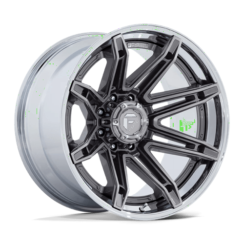 Fuel 1PC BRAWL 24X12 8X180 124 -44 PLTNM-CHR Wheels