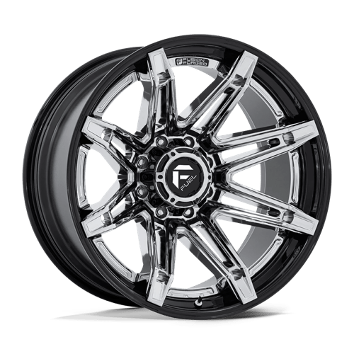 Fuel 1PC BRAWL 22X12 8X180 124 -44 CHR G-BLK Wheels