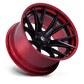 Fuel 1PC CATALYST 17X9 6X5.5 106 +1 M-BLK RD Wheels